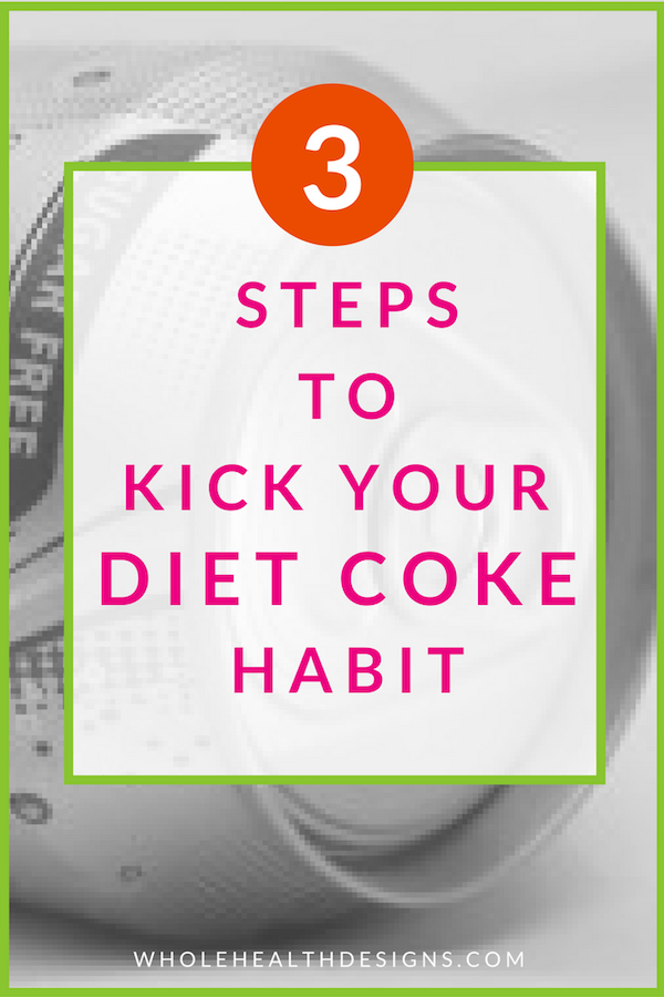 Diet Coke is highly addictive and full of chemicals. If you're having a hard time ditching it you're not alone! Try these 3 steps to kick your addiction to the curb for good.