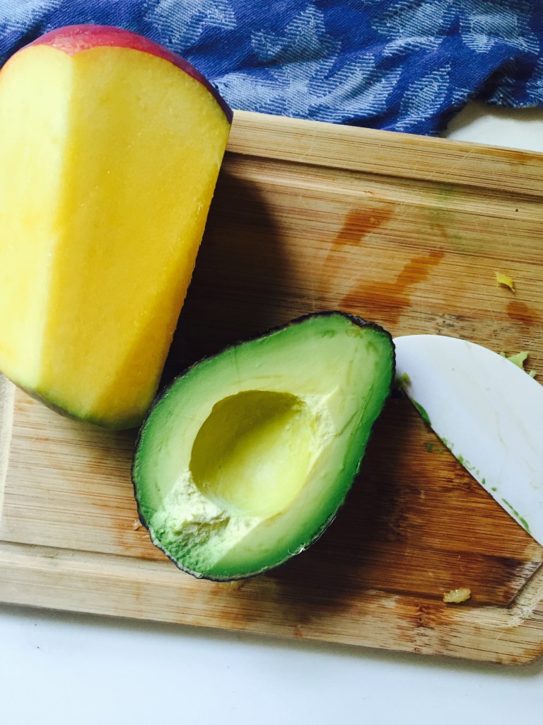 Mango and avocado