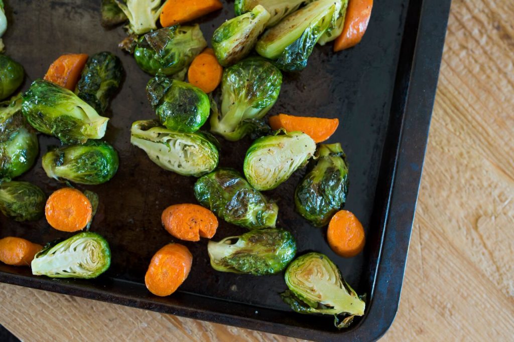 Brussels Sprouts and Carrots